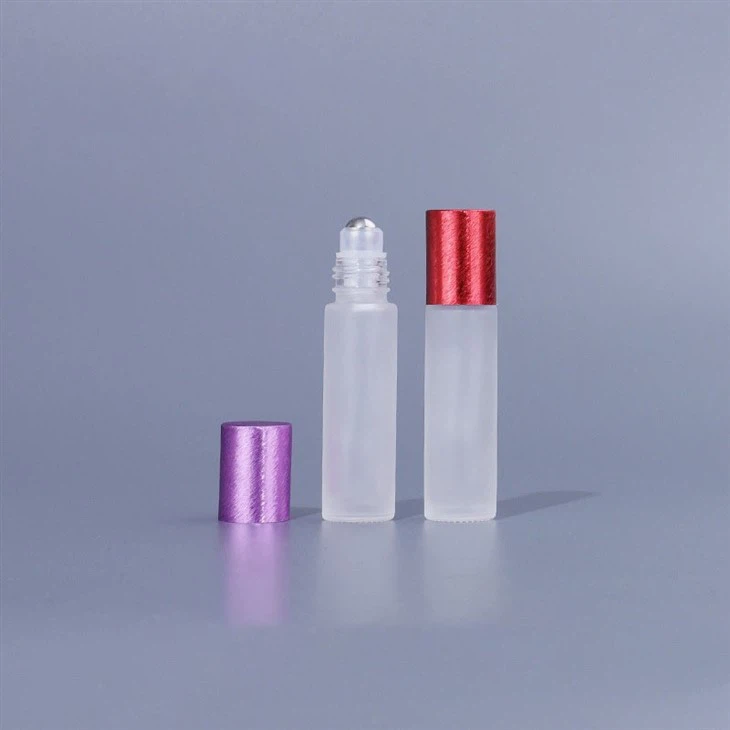 glass essential oil bottle