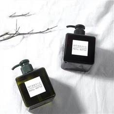 250 ملی لیٹر صاف پالتو مستطیل بوتل